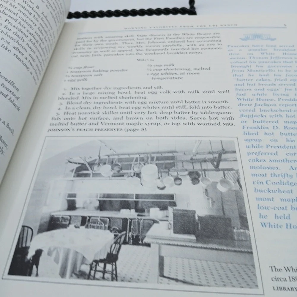 The White‎ House Family Cookbook by Henry Haller HC 1987 First Edition